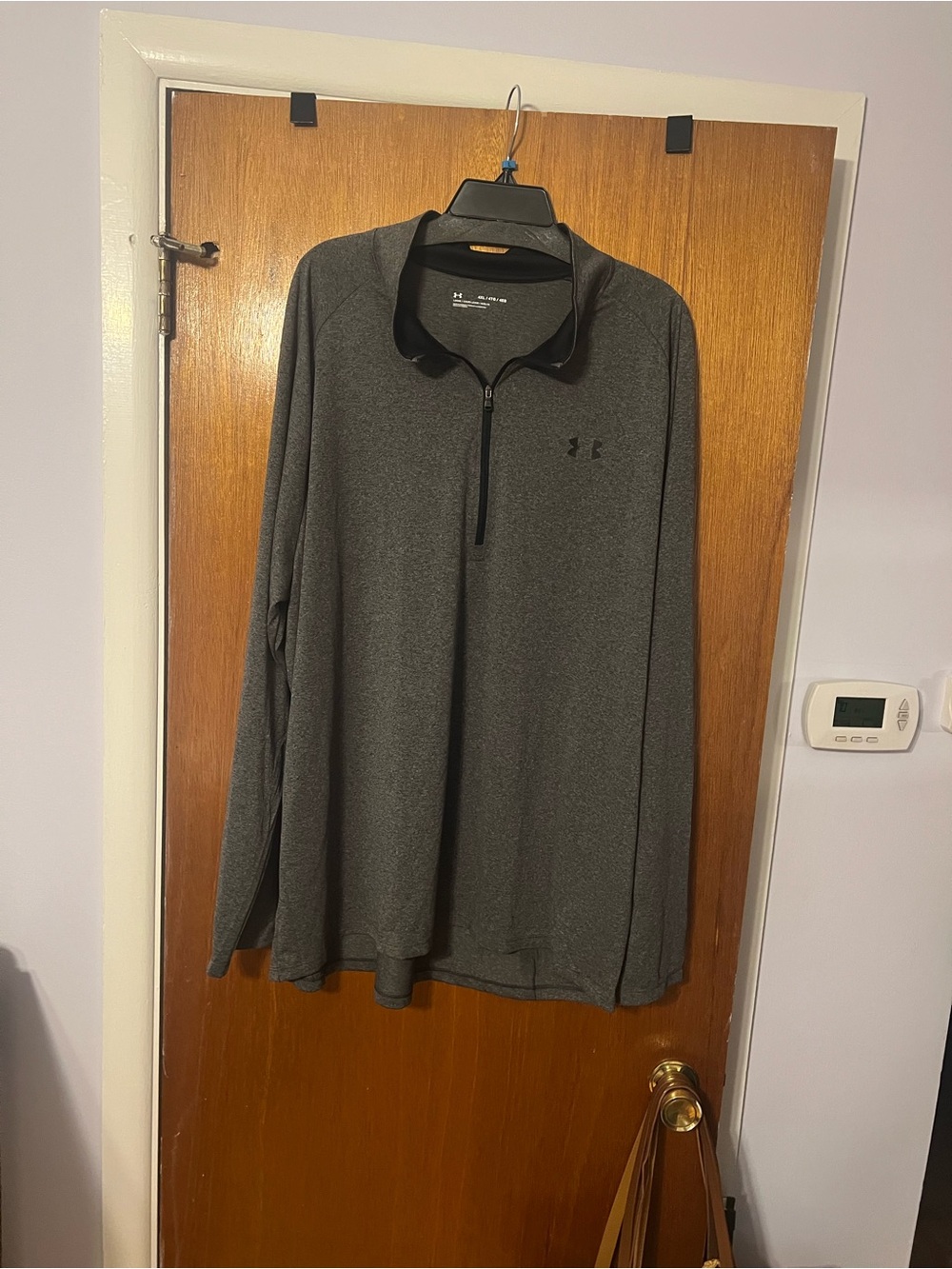 Under Armour Men’s Charcoal Gray Quarter-Zip Performance Pullover